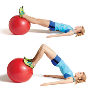Stability-ball-curl